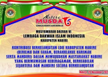 LDII NABIRE AKAN MENGGELAR MUSDA KE-VI TAHUN 2020