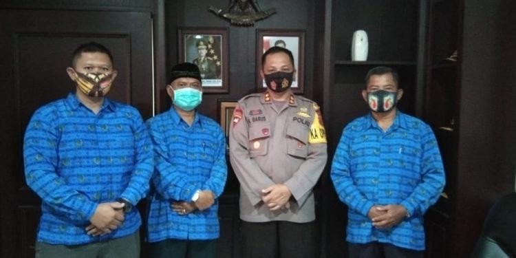 AUDIENSI PENGURUS HARIAN DPD LDII KABUPATEN NABIRE DENGAN KAPOLRES NABIRE