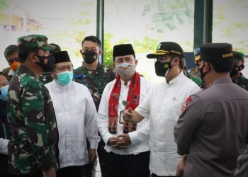 Kapolri, Panglima TNI, dan Menkes Kunjungi Lokasi Vaksin, LDII Tuai Apresiasi