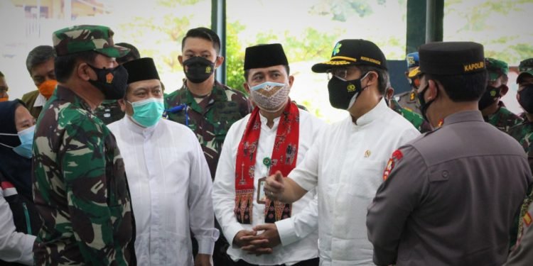 Kapolri, Panglima TNI, dan Menkes Kunjungi Lokasi Vaksin, LDII Tuai Apresiasi
