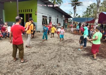 Generus PAC LDII Kampung Kalisemen memeriahkan HUT RI ke 77 bersama Warga