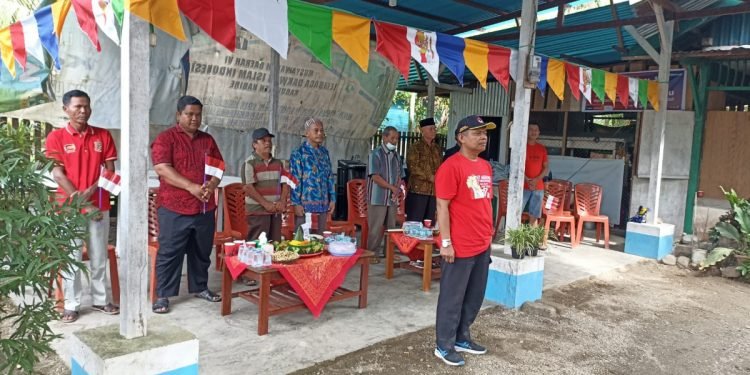 Peringatan HUT RI Ke-77 di Kediaman Ketua LDII Nabire