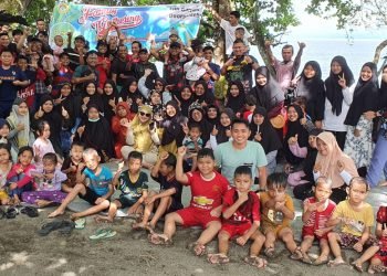 Keceriaan Warga Masjid Al-Muttaqin Bumiwonorejo