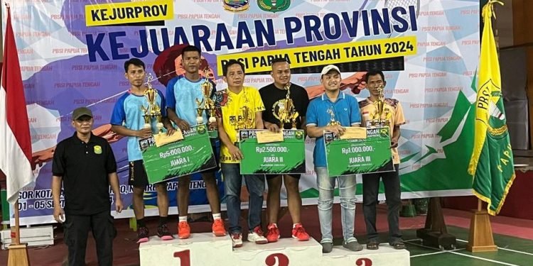 Pemuda LDII Nabire Raih Prestasi Dalam Ajang Kejurprov PBSI Papua Tengah 2024