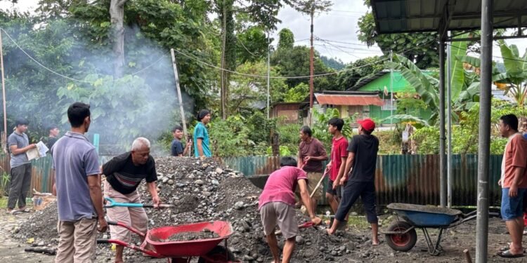 PAC LDII Karang Mulia Melaksanakan Kerja Bakti Pemeliharaan Asset