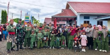 LDII Nabire Barat Hadiri Karnaval Kemerdekaan, Tumbuhkan Jiwa Nasionalisme Pemuda LDII