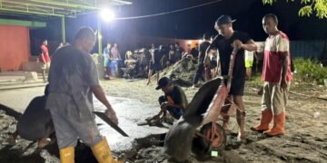 Sambut Idul Fitri, PAC LDII Karang Mulia Gelar Kerja Bakti dan Sahur Bersama