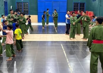 Jaga Tradisi dan Kuatkan Diri, PAC LDII Karang Mulia Gelar Latihan Rutin Pencak Silat