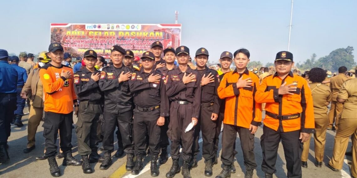 SENKOM Mitra Polri Nabire Ikut Apel Siaga Penanganan Karhutla Provinsi Papua Tengah