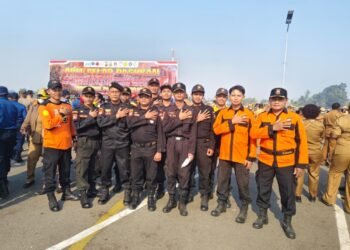 SENKOM Mitra Polri Nabire Ikut Apel Siaga Penanganan Karhutla Provinsi Papua Tengah