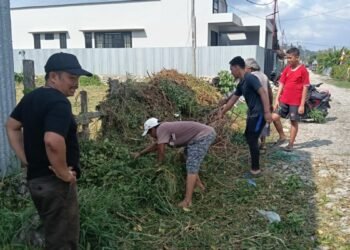 LDII Girimulyo Kerja Bakti Bersama Warga, Wujudkan Lapangan Futsal dan Kebersihan Lingkungan